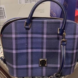 Dooney and Bourke plaid satchel